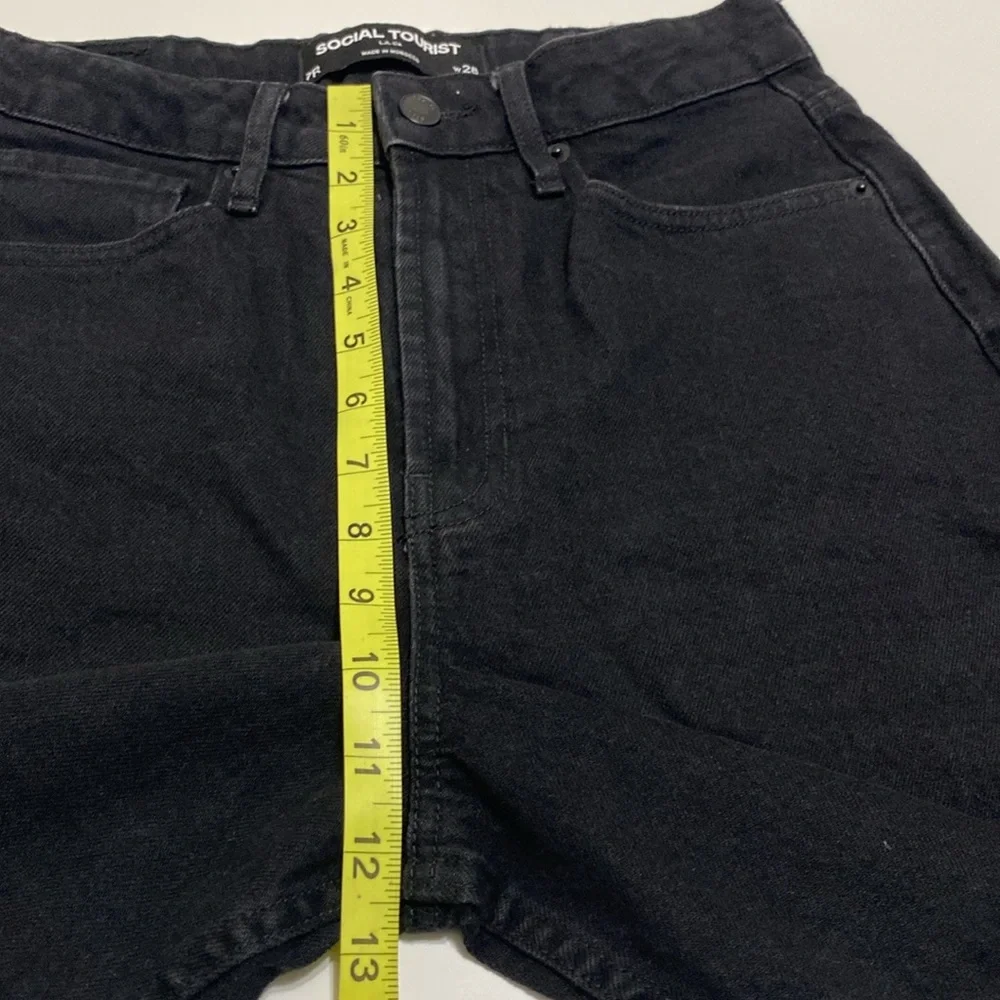Social Tourist High Rise Ankle Zip Jeans
